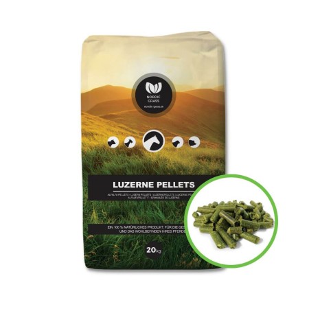 Nordic Grass Lucerna pelet 20 kg - lucerna peletowana dla koni