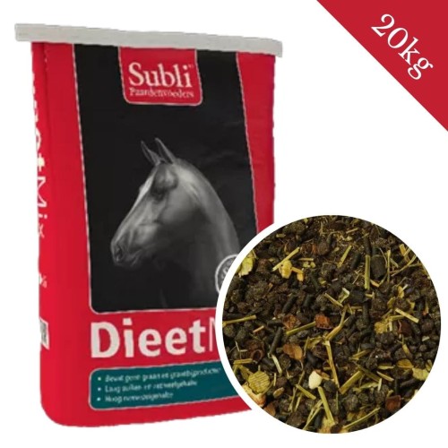 Przejdź do produktu SUBLI DieetMix 20kg - bezzbożowe, dietetyczne musli dla konia