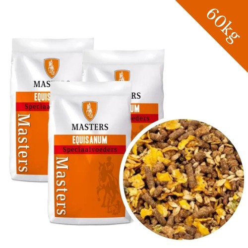 Przejdź do produktu 3 × MASTERS Kern-Fok 20 kg – pakiet musli dla źrebiąt, młodych koni i klaczy