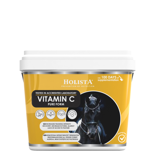 Przejdź do produktu HolistaEquine Vitamin C Pure Form 1000 g – witamina C dla koni