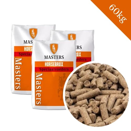 Przejdź do produktu 3x MASTERS Structovit 20kg - tucząca pasza dla koni niepracujących