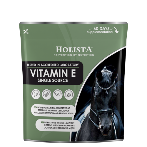 Przejdź do produktu HolistaEquine Vitamin E Single Source 400 g – witamina E dla koni i kuców