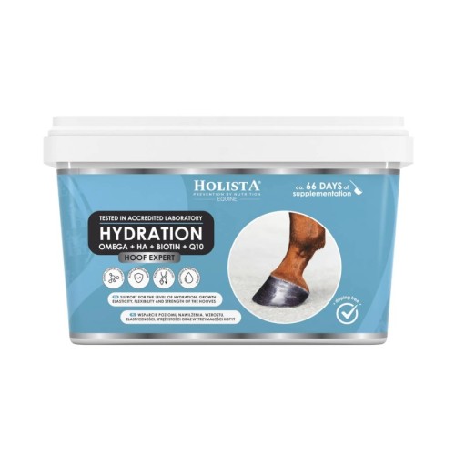 Przejdź do produktu Hoof Expert Hydration 1600 g – wsparcie nawilżenia i elastyczności kopyt