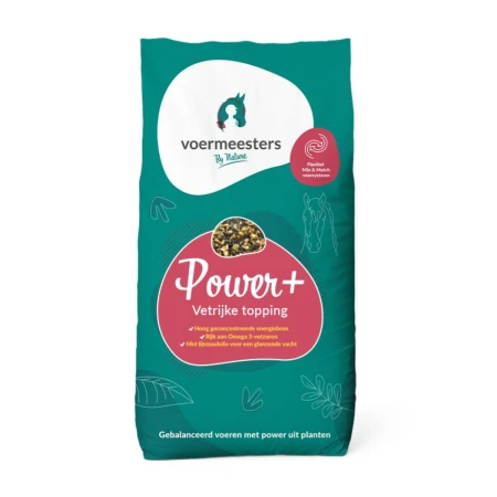 Voermeesters Power+ 7,5kg– wysokotłuszczowa mieszanka energetyczna dla koni
