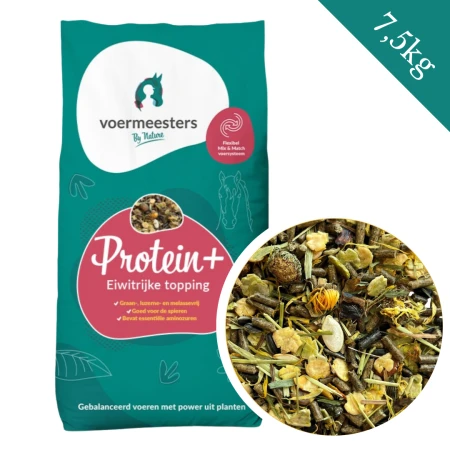 Pasza wysokobialkowa dla koni regeneracja mięśni  Voermeesters Protein+ 7,5kg
