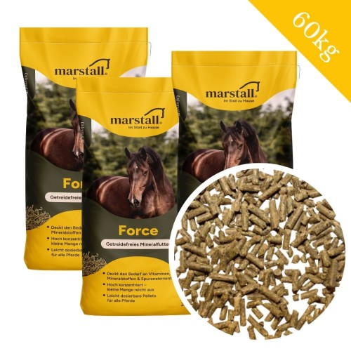 Przejdź do produktu 3 × Marstall Force 20 kg – pakiet witamin i minerałów dla koni