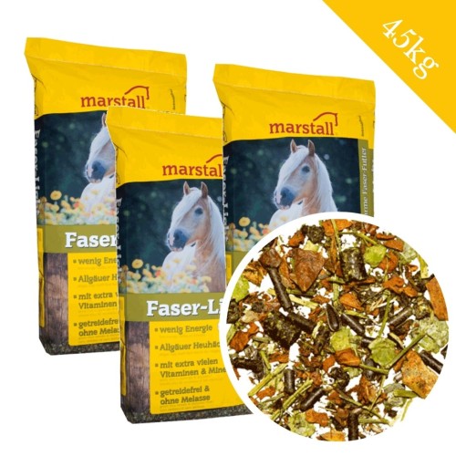 Przejdź do produktu 3 × Marstall Faser-Light 15 kg – pakiet bezzbożowej paszy niskoenergetycznej dla koni z nadwagą