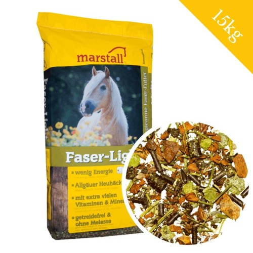 Przejdź do produktu OUTLET Marstall Faser-Light 15 kg – bezzbożowa pasza dla koni z nadwagą z krótką datą
