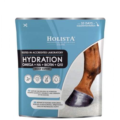 Przejdź do produktu HolistaEquine Hoof Expert Hydration 800 g OUTLET – suplement na suche i pękające kopyta koni